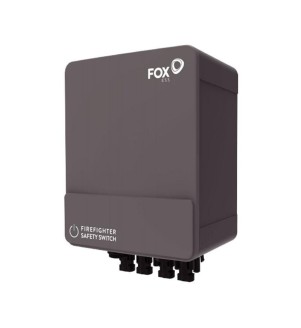 FoxESS S-BOX Przeciwpożarowy Wyłącznik Prądu DC do Instalacji Fotowoltaicznej PV – 2 Stringi, 1500V, 50A, IP66, MC4