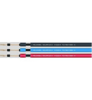 Kabel solarny 4mm² CZERWONY - SOLARFLEX-X H1Z2Z2-K (500m)