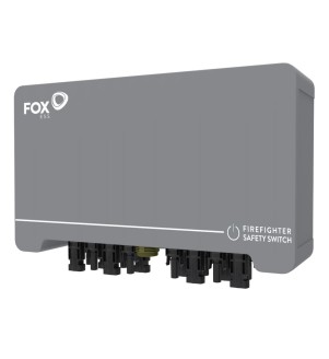 FoxESS S-BOX PLUS Przeciwpożarowy Wyłącznik Prądu DC PV – 4 Stringi, 1500V, 25A, IP66, MC4