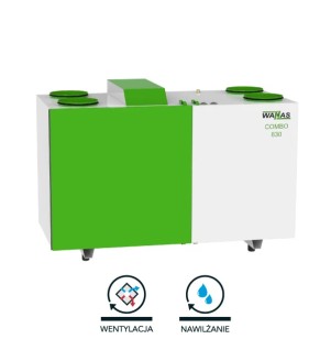 Wanas Rekuperacja 830V COMBO - rekuperator pionowy wysokiej wydajności WANAS830V-C