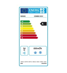 Wanas Rekuperacja 830V COMBO - rekuperator pionowy wysokiej wydajności WANAS830V-C
